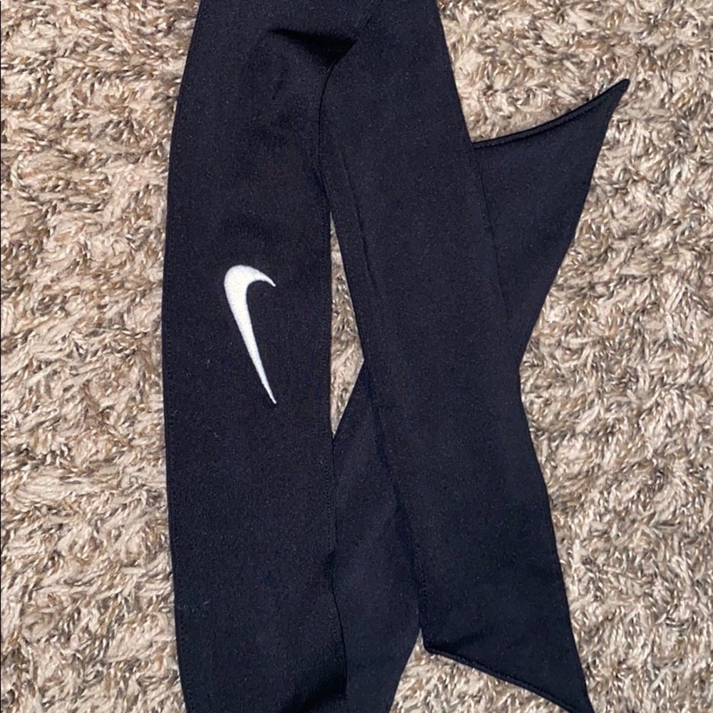 black nike wrap headband